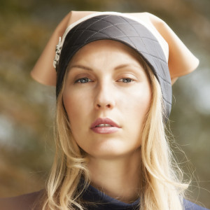 LYSSOM LUV LILIAN lambskin headscarf